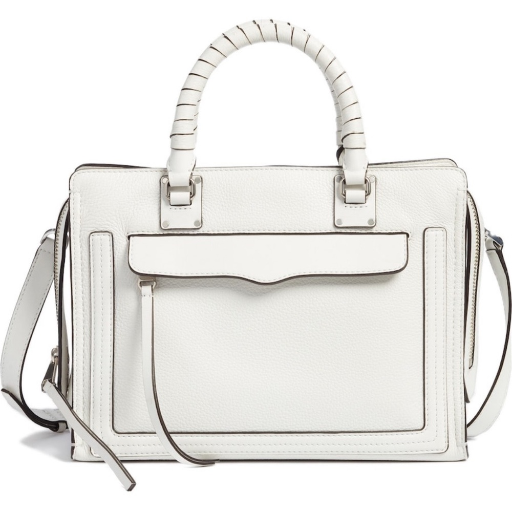White Rebecca Minkoff Tote and Shoulder Hand Bag